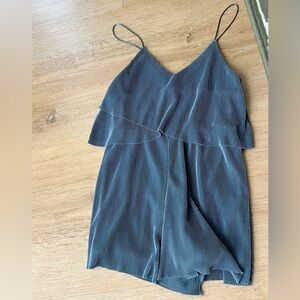 Silence + Noise Teal Romper